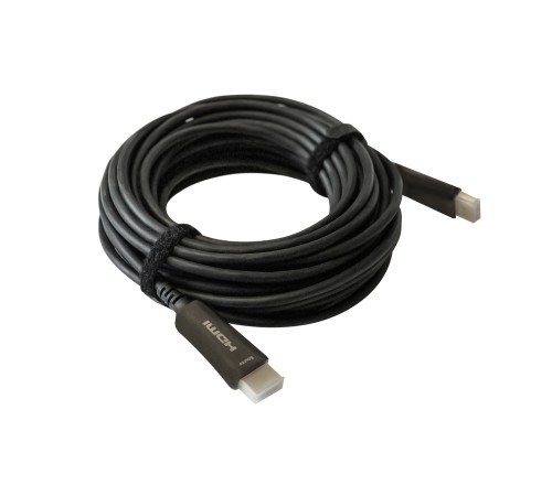 Кабель аудио-видео Digma HDMI 2.0 AOC HDMI (m)/HDMI (m) 10м. Позолоченные контакты черный (BHP AOC 2.0-10)