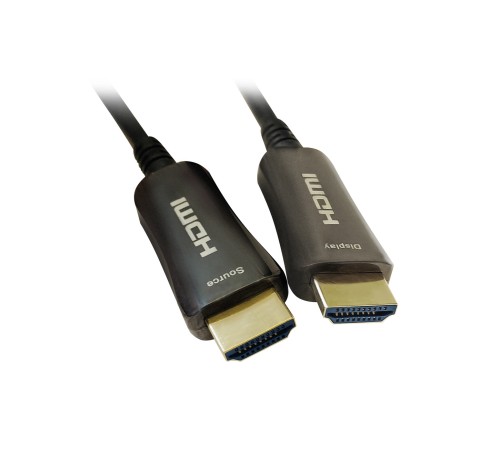 Кабель аудио-видео Digma HDMI 2.0 AOC HDMI (m)/HDMI (m) 10м. Позолоченные контакты черный (BHP AOC 2.0-10)