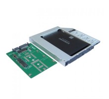 Сменный бокс для HDD/SSD AgeStar SMNF2S SATA металл серебристый 2.5"