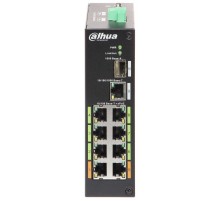 Коммутатор Dahua DH-LR2110-8ET-120 1x100Mb 8G 1SFP 6PoE+ 120W неуправляемый