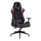 Кресло игровое Бюрократ VIKING 4 AERO белый/синий/красный искусст.кожа/ткань с подголов. крестовина пластик