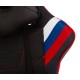 Кресло игровое Бюрократ VIKING 4 AERO белый/синий/красный искусст.кожа/ткань с подголов. крестовина пластик