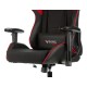 Кресло игровое Бюрократ VIKING 4 AERO белый/синий/красный искусст.кожа/ткань с подголов. крестовина пластик