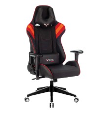 Кресло игровое Бюрократ VIKING 4 AERO черный/красный искусст.кожа/ткань с подголов. крестовина пластик