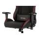 Кресло игровое Бюрократ VIKING 4 AERO черный/красный искусст.кожа/ткань с подголов. крестовина пластик