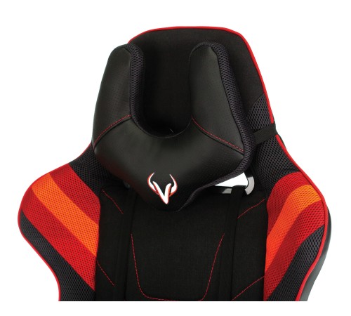 Кресло игровое Бюрократ VIKING 4 AERO черный/красный искусст.кожа/ткань с подголов. крестовина пластик