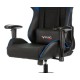 Кресло игровое Бюрократ VIKING 4 AERO черный/синий искусст.кожа/ткань с подголов. крестовина пластик
