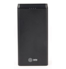 Мобильный аккумулятор Cactus CS-PBFSFT-10000 Li-Pol 10000mAh 2.1A+2.1A черный 2xUSB материал пластик