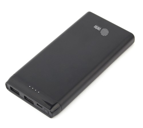 Мобильный аккумулятор Cactus CS-PBFSFT-10000 Li-Pol 10000mAh 2.1A+2.1A черный 2xUSB материал пластик