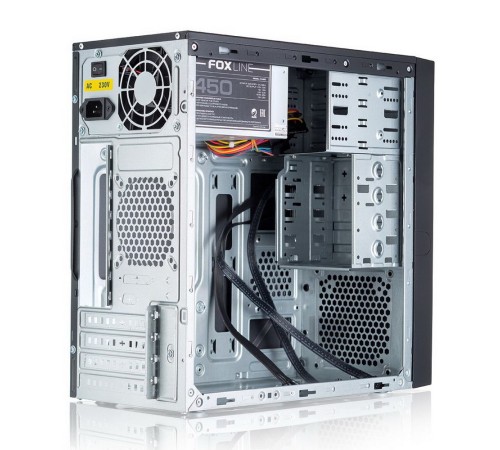 Корпус с блоком питания 450Вт. Foxline FL-733-FZ450R