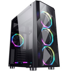Корпус Formula F-3401 (V1) черный без БП ATX 3x120mm 2xUSB2.0 1xUSB3.0 audio bott PSU