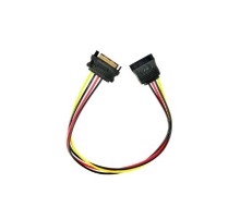 Кабель Cablexpert CC-SATAMF-01 Удлинитель кабеля питания SATA Cablexpert 15pin(M)/15pin(F) 30см