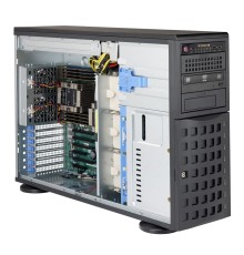 Корпус Supermicro SuperChassis 4U 745BAC-R1K23B/HDD(8)LFF/3x5.25"/7xFHFL/1x1200W/8xSAS3/SAS2/SATA3 (CSE-745BAC-R1K23B)