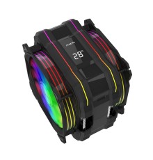 M120D Universal, 200W, Heat pipe 6mm*6, 120mm FAN 700~1900rpm, 73.75CFM, 41.2dBA, 8 LED, LED temperature cover RTL, (874289)