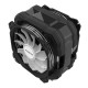 M120D Universal, 200W, Heat pipe 6mm*6, 120mm FAN 700~1900rpm, 73.75CFM, 41.2dBA, 8 LED, LED temperature cover RTL, (874289)