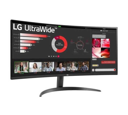 Монитор LG LCD 34WR50QC-B LG 34WR50QC-B
