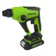 Greenworks GD24SDS1K2 Перфоратор аккумуляторный бесщеточный, 1,2 ДЖ, 24V, c АКБ 2Ач и ЗУ, в сумке [3803107UA]