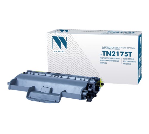 NVPrint TN-2175(Т) Картридж для Brother HL-2140R/2150NR/2170WR/DCP-7030R/7045NR/7320R (2600 стр.)
