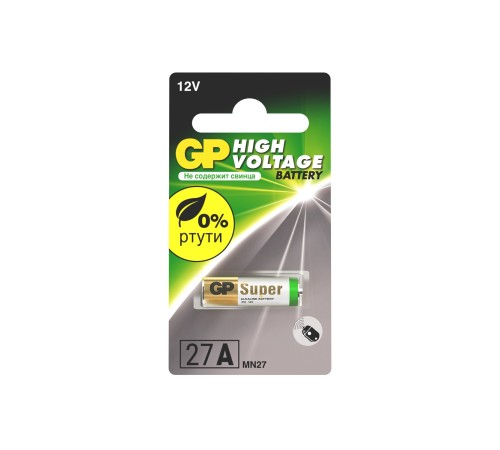 Батарея GP Super Alkaline 27A MN27 (1шт)