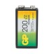 Аккумулятор GP 20R8H 9V NiMH 200mAh (1шт)
