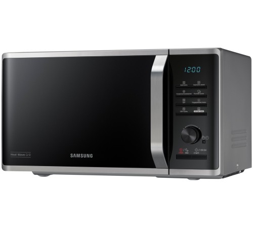 Микроволновая Печь Samsung MG23K3575AS/BW 23л. 800Вт черный/серебристый