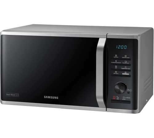 Микроволновая Печь Samsung MG23K3575AS/BW 23л. 800Вт черный/серебристый