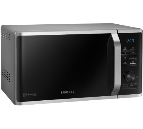 Микроволновая Печь Samsung MG23K3575AS/BW 23л. 800Вт черный/серебристый