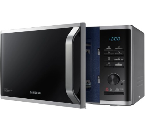 Микроволновая Печь Samsung MG23K3575AS/BW 23л. 800Вт черный/серебристый