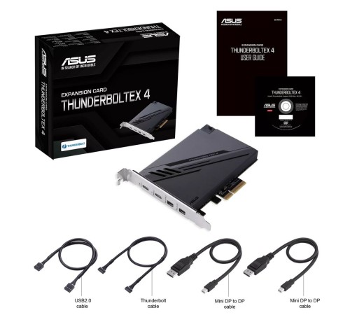Контроллер ASUS THUNDERBOLTEX 4 /2 TB4 USB4 TYPE C ADD ON CARD Контроллер ASUS THUNDERBOLTEX 4 /2 TB4 USB4 TYPE C ADD ON CARD