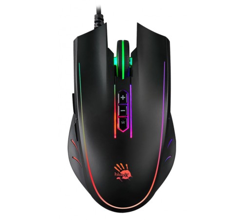 Мышь A4Tech Bloody Q81 Curve черный оптическая (3200dpi) USB3.0 (7but) Мышь A4Tech Bloody Q81 Curve черный оптическая (3200dpi) USB3.0 (7but)