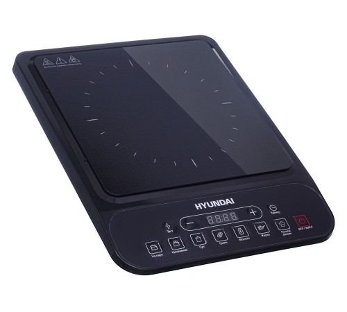 Плита Индукционная Hyundai HYC-0101 черный стеклокерамика (настольная)