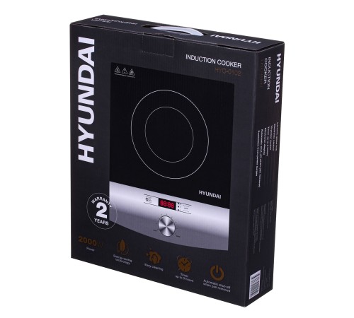 Плита Индукционная Hyundai HYC-0102 серебристый/черный стеклокерамика (настольная) Плита Индукционная Hyundai HYC-0102 серебристый/черный стеклокерамика (настольная)