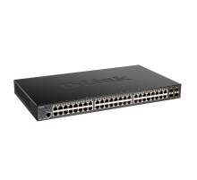 Коммутатор D-Link DGS-1250-52XMP/A1A 48G 4SFP+ 48PoE+ 370W настраиваемый