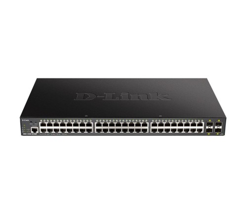 Коммутатор D-Link DGS-1250-52XMP/A1A 48G 4SFP+ 48PoE+ 370W настраиваемый