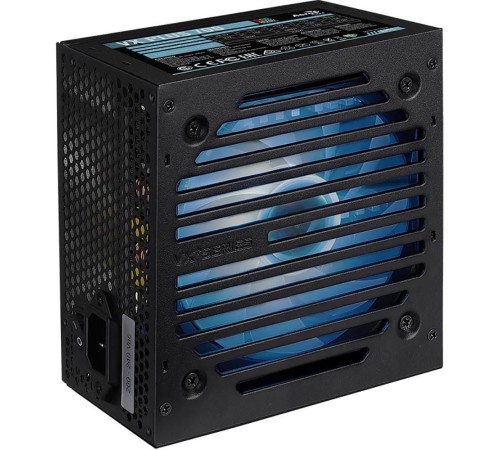 Блок питания Aerocool 700W Retail VX PLUS 700 RGB, ATX v2.3, RGB-подсветка, A.PFC, fan 120mm, 2x PCI-E [6+2-Pin], 6x SATA, 3x MOLEX, 1x FDD (VX PLUS 700 RGB)