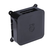 Корпус DesignSpark ABS Case для Raspberry Pi 3 B/B+ , встроенное крепление VESA (100х100мм), цвет черный  (136-0232)(136-0233) {40}