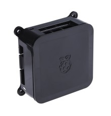 Корпус DesignSpark ABS Case для Raspberry Pi 3 B/B+ , встроенное крепление VESA (100х100мм), цвет черный  (136-0232)(136-0233) {40}