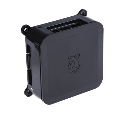 Корпус DesignSpark ABS Case для Raspberry Pi 3 B/B+ , встроенное крепление VESA (100х100мм), цвет черный  (136-0232)(136-0233) {40}