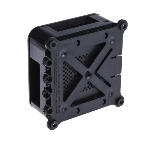 Корпус DesignSpark ABS Case для Raspberry Pi 3 B/B+ , встроенное крепление VESA (100х100мм), цвет черный  (136-0232)(136-0233) {40}