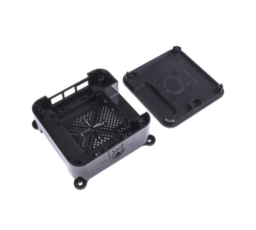 Корпус DesignSpark ABS Case для Raspberry Pi 3 B/B+ , встроенное крепление VESA (100х100мм), цвет черный  (136-0232)(136-0233) {40}