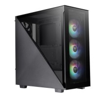 Корпус Thermaltake Divider 300 TG ARGB черный без БП ATX 2x120mm 2xUSB3.0 audio front door bott PSU