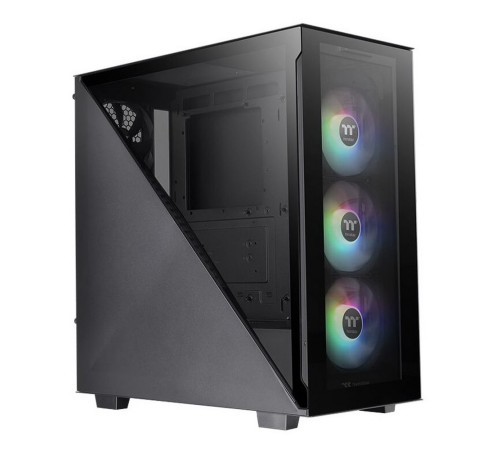 Корпус Thermaltake Divider 300 TG ARGB черный без БП ATX 2x120mm 2xUSB3.0 audio front door bott PSU