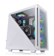 Корпус Thermaltake Divider 300 TG ARGB белый без БП ATX 2x120mm 2xUSB3.0 audio front door bott PSU