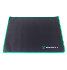 Коврик для мышки Raskat XP18 (ACD-XP18-RRB) Коврик для мышки Raskat XP18 черный с зеленым, тканевый, 400х450х3мм, нейлон + резина, обшитый, RTL
