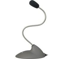 Defender Микрофон компьютерный MIC-111 серый, кабель 1,5 м Defender MIC-111 (64111)