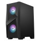 MAG FORGE 100R Mid-Tower, ATX, mATX, Mini-ITX, 2xUSB 3.0, 2x120mm ARGB Fan, 1x120mm black Fan, Tempered Glass Window (676407)