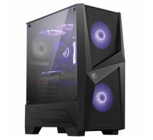 MAG FORGE 100M Mid-Tower, ATX, mATX, Mini-ITX, 2xUSB 3.0, 2x120mm RGB Fan, 1x120mm black Fan, Tempered Glass Window (676414)