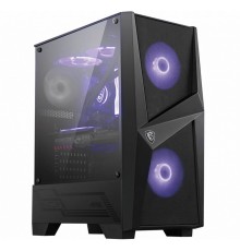 MAG FORGE 100M Mid-Tower, ATX, mATX, Mini-ITX, 2xUSB 3.0, 2x120mm RGB Fan, 1x120mm black Fan, Tempered Glass Window (676414)
