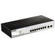 Коммутатор D-Link DGS-1210-10/FL1A 8G 2SFP настраиваемый