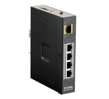 Коммутатор D-Link DIS-100G-5PSW/A1A 4G 1SFP 4PoE+ 120W неуправляемый